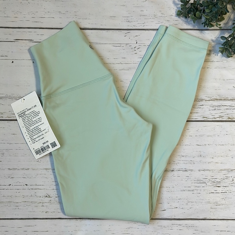 Lululemon Align High Rise Pant 25” - Delicate Mint